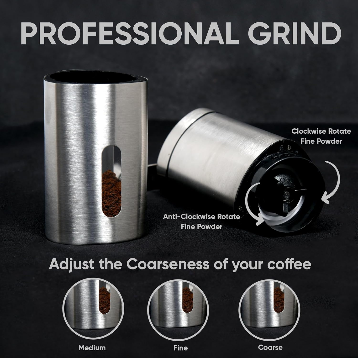 TURIMON Manual Coffee Grinder